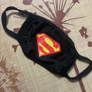 NWOT black Superman mask